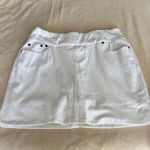 Chadwicks White Mini Skirt